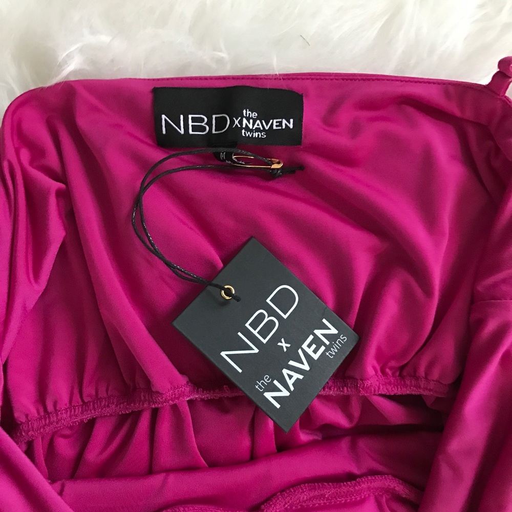 NBD x Naven Twins • Wink Tulip Hem Mini Dress - Picture 6 of 8